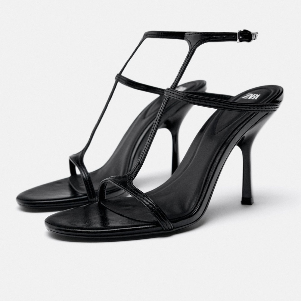 ZARA OPEN TOE HEEL SANDAL